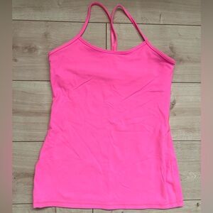 Hot Pink Power Y Tank Size 10